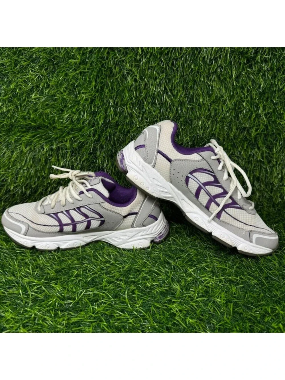 Ryka Ultimate 2 Womens Size 8M Running Shoes Gray Purple Sneakers 2249